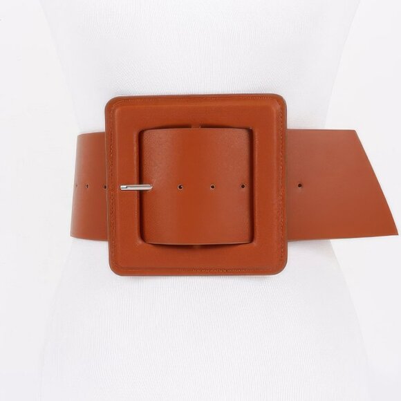 Faux Leather Plus Size Waist Belt main image 4